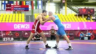 1/8 GR - 87 kg: K. IVANOV (BUL) v. K. PODGORELEC (SLO)