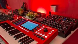 Electro jamming session | TD3-MO, Typhon, TR8S, Volca Bass, MPC KEY 37