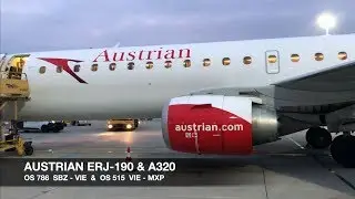 TRIP REPORT | Austrian Airlines ERJ-195 & A320 | Sibiu ✈ Milan MXP via Vienna | Economy Class