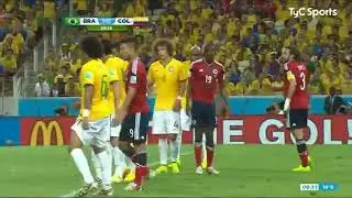 Gol Anulado A Yepes Ante Brasil   Mundial Brasil 2014