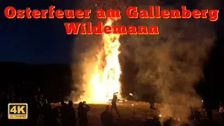 Osterfeuer in Wildemann auf dem Gallenberg 2022