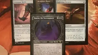 The fastest Sauron, the Necromancer you have ever seen! EDH deck tech,  new cards! MTG