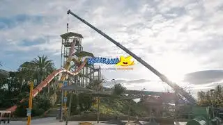 Timelapse montaje tobogán WOW