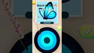 blue butterfly eye lens challenge #trendingshorts #shorts #challenge #games #blue #lens #