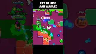 Meeple's Wasabi is pay to lose ? ☠️☠️ #shorts #brawlstars