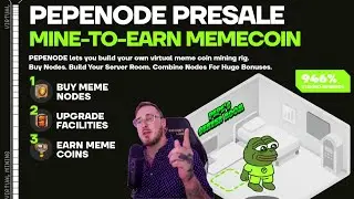TRENDING Gamified Memecoin Mining | PEPENODE PRESALE | Mine-To-Earn
