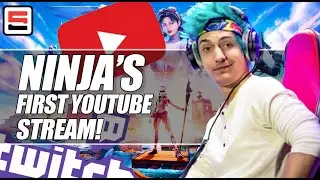 Ninja streams for the first time on YouTube. Champagne was popped but is he back for good?