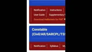 How to download SI exam hall tickets