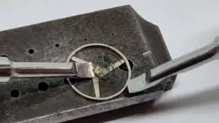 how to remove damaged hairspring from watch balance wheel ?