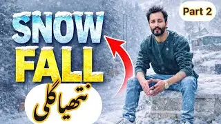 Live Snow fall / Nathia Gali baraf Bari live / Beautiful movements in life 