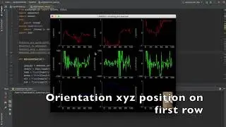 Real-time plotting of LSM9DS1 data through a UDP socket using an ESP32 and Python.