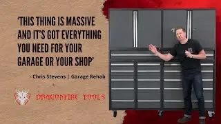 22 Drawer Roll Around Cabinet from Dragonfire Tools reviewed by Chris Stephens from Garage Rehab