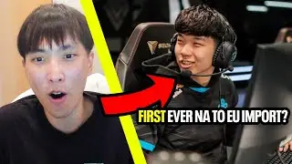 FIRST EVER NA IMPORT TO EU? | Doublelift Reacts to G2 Jungle Changes & Jojopyun to EU