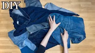 Easy DIY Denim Bag from Scraps Old Jeans | Step-by-Step Sewing
