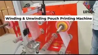 Pouch Printing Machine | MRP, Expiry Date & Batch Code Printing | Winding Unwinding pouch printing