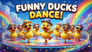 Dancing Ducks Song 🦆💃 | Fun Counting for Kids| Nursery Rhyme