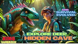 🔴 LIVE - Explore DEEP Hidden Cave Secrets Ark Survival's!🦖🔥(DAY-18)