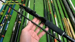 Video Số 196 : Cần Lure M&aacute;y Ngang Khoen Fuji S&iacute;c - Cần C&acirc;u Nội Địa Nhật Bản 🇯🇵 Shimano Daiwa 