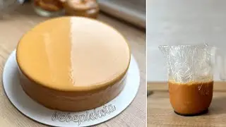 KARAMELLÁS Tükörglazúr 💫 egyszerű és olcsó! - BebePiskóta