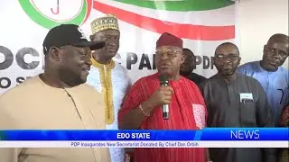 PDP Inaugurates New Secretariat Donated By Chief Dan Orbih