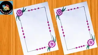 Border Design/Project Work Designs/Acknowledgement Page Design/Certificate Page Design.