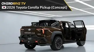 2026 토요타 코롤라 픽업 트럭 최초 공개 | OVERDRIVE TV 🇰🇷