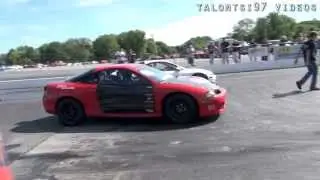 8sec 1000HP DSM aka GASTROKER testing the car