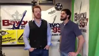 Sheamus & Nic the Stick at Bayou 95.7 Studio