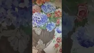 Floral Mural painting in Foyer