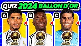 GUESS THE BALLON D'OR WINNER 2024 | QUIZ FOOTBALL TRIVIA 2024
