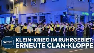 CLAN-KRIEG IM RUHRGEBIET: Erneut Massenschl&auml;gerei in Essener Innenstadt - Zwei Polizisten verletzt