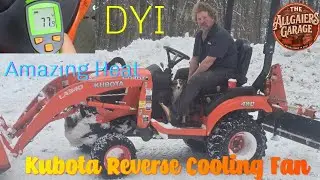 Kubota B23 Fan Swap