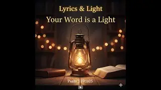 Psalm 119:105 | Your Word is a Lamp | Lyrics and Light (Scripture Meditation)