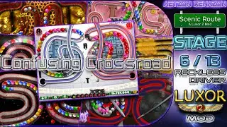 Scenic Route - Master Chal. Reckless Driver - Stage 6: Confusing Crossroad | Luxor 2 Mod