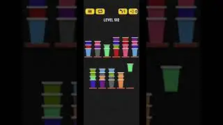 Cup sort puzzle level 512