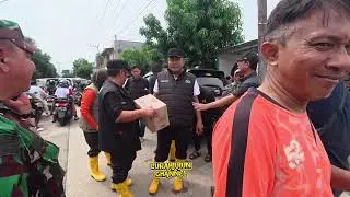 WABUP SAMBANGI KARABA INDAH,WARGA PANIk AIR MAKIN TINGGI,LURAH JUJUN BAGIKAN NASI BUNGKUS..