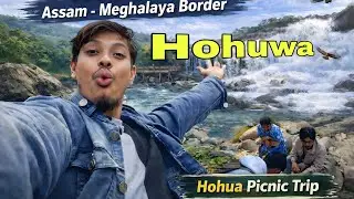 Hohuwa Waterfall 😱 | Assam&ndash;Meghalaya Border Hidden Picnic Spot | Mithun Vlogs