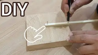 Perfect Circle Technique - Drawing & Cutting Mastery for Woodworkers!