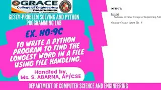 GRACE COE-CSE-GE3171-Problem Solving and Python Programming Laboratory-Ex9c