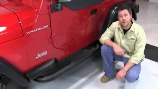 Quadratec QR3 Side Steps for 87-06 Jeep Wrangler YJ And TJ