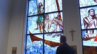 New stained glass piece at St. Edward's Episcopal Church is a message of faith and inclusivity