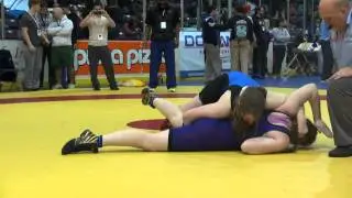 20140305124329 OFSAA 2014 FW 83kg Amanda MacIntyre Hillcrest vs Mandy Toope Cobourg DCI