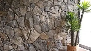 natural stone wall decoration ideas | stone wall | #interiordesign #stonewallcladding #stonework