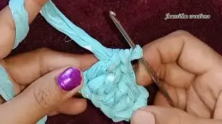 ಸುಲಭವಾಗಿ ಡೋರ್ ಮ್ಯಾಟ್ ಹಾಕುವ ವಿಧಾನ /how to make door mat in easy method #doormat #jhanvithacreations