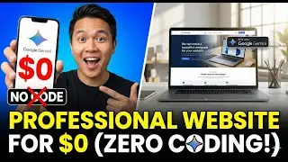 Build a Professional Website for FREE with Google Gemini (Zero Coding!)|Build a Website for $0