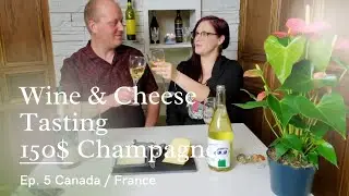 Wine & Cheese Tasting 5 // 150$ Bottle Of Champagne From France
