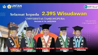 Sidang Terbuka Senat dalam Rangka Wisuda Periode IV TA 2022/2023 (3/8/2023)