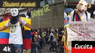 C&Uacute;CUTA COLOMBIA protest Norte de Santander Walking Tour 4K⚫🔴