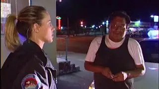 Cops Tv show Albuquerque New Mexico. Traffic stop. (2003).