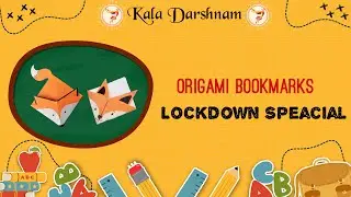 Origami Bookmark {Fox Face}| Kala Darshnam | By Aniket Chaudhari|